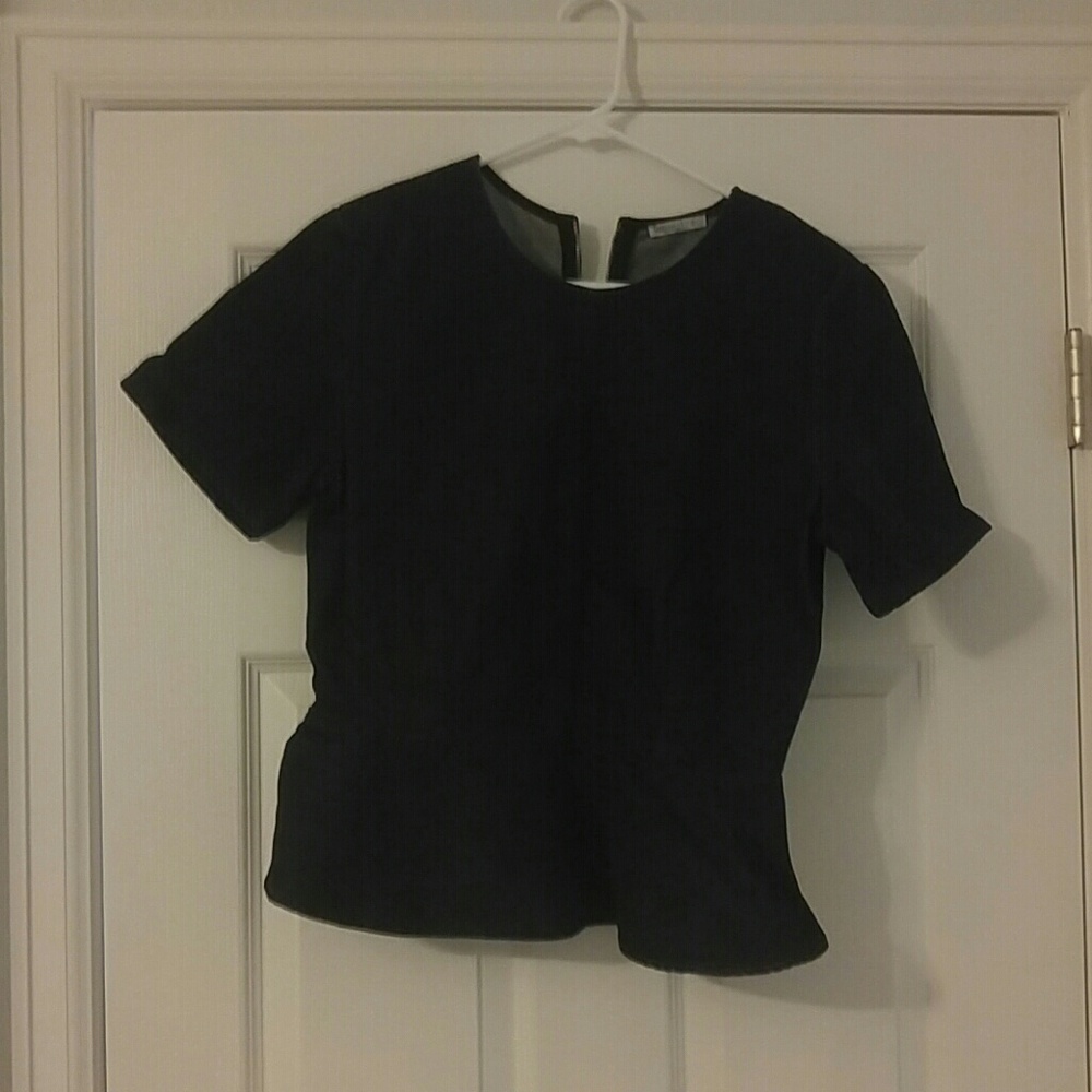 Jean peplum